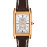 Коричневый кожаный ремешок Tissot T610038492, лаковый, теленок, 14/12, без замка, для часов Tissot Prestigious T923.335