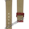 Красный кожаный ремешок Tissot T610020543, теленок, имитация крокодила, 14/12, без замка, для часов Tissot PRC 100 P831/931, T008.010, T22.1.161.81