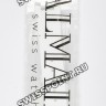 Белый силиконовый ремешок Balmain B1732241, 18/16, с вырезом 9 мм, без замка, для часов Balmain Iconic 4353
