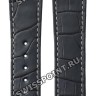 Синий кожаный ремешок Omega O032CUZ005171 из кожи аллигатора, 21/18, без замка, для часов Omega Speedmaster Moonwatch