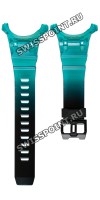 Голубой полупрозрачный полимерный ремешок Casio 10649567 для часов Casio GA-B001G-2A