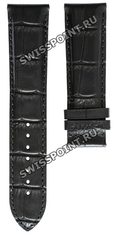 Черный кожаный ремешок Tissot T610031629, теленок, 22/20, без замка, для часов Tissot T070.405, T070.406