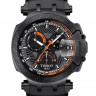 Черное конечное звено Tissot T660042021, правая и левая часть, черное PVD, для каучукового ремешка часов Tissot T-Race T115.407, T115.417, T115.427