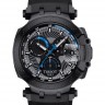 Черное конечное звено Tissot T660042021, правая и левая часть, черное PVD, для каучукового ремешка часов Tissot T-Race T115.407, T115.417, T115.427
