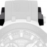 Черное конечное звено Tissot T660042021, правая и левая часть, черное PVD, для каучукового ремешка часов Tissot T-Race T115.407, T115.417, T115.427
