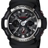 Черный полимерный ремешок Casio 10400762 для часов Casio GA-200, GA-201