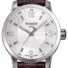 Коричневый кожаный ремешок Tissot T610032785, 19/18, без замка, для часов Tissot PRC 200 T055.410, T055410, T055.417, T055417, T055.430, T055430