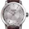 Коричневый кожаный ремешок Tissot T610032785, 19/18, без замка, для часов Tissot PRC 200 T055.410, T055410, T055.417, T055417, T055.430, T055430