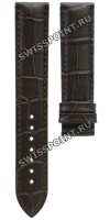 Коричневый кожаный ремешок Tissot T610032785, 19/18, без замка, для часов Tissot PRC 200 T055.410, T055410, T055.417, T055417, T055.430, T055430