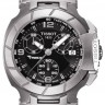 Черный каучуковый ремешок Tissot T610031512, 17/16, интегрированный, без замка, для часов Tissot T-Race T048.217, T048217A