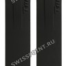 Черный каучуковый ремешок Tissot T610031512, 17/16, интегрированный, без замка, для часов Tissot T-Race T048.217, T048217A