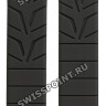 Черный каучуковый ремешок Tissot T610031512, 17/16, интегрированный, без замка, для часов Tissot T-Race T048.217, T048217A