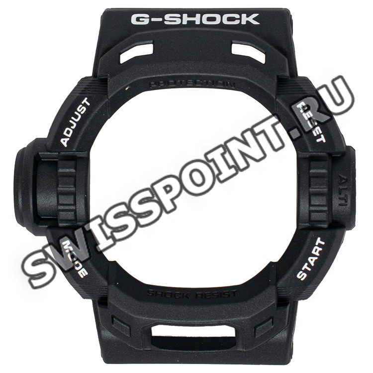 Черный рант корпуса часов Casio 10415113 для часов Casio G-9200BW-1, GW-9200BWJ-1