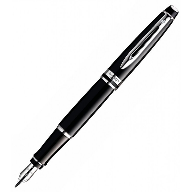 Ручка WATERMAN S0951740 Перьевая ручка Waterman Expert Essential, Black CT, перо: F (№ 429)