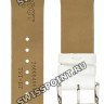 Белый кожаный ремешок Tissot T600040832, теленок, 15/18, стальная пряжка, для часов Tissot Generosi-T T105.309