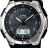 Черный полимерный ремешок Casio 10152407 для часов Casio WVA-430, WVA-470, WVA-620, WV-M120