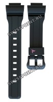 Черный полимерный ремешок Casio 10512680 для часов Casio STL-S300H-1C