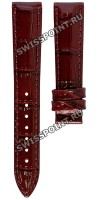 Красный кожаный ремешок Certina C610017858, теленок, 16/14, без замка, для часов Certina DS Podium C025.207, C025.210, C028.310, C034.210
