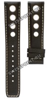 Коричневый кожаный ремешок Tissot T610014545, теленок, без замка, 20/18 мм, для часов Tissot PRS 516 J560, J564, T044.430, T021.414