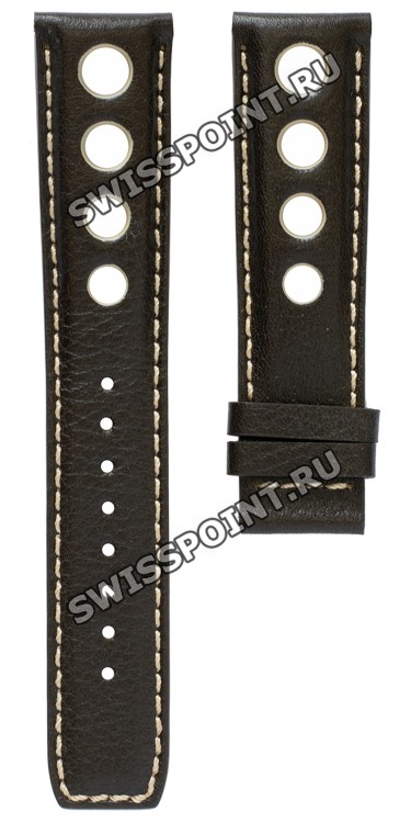 Коричневый кожаный ремешок Tissot T610014545, теленок, без замка, 20/18 мм, для часов Tissot PRS 516 J560, J564, T044.430, T021.414