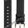 Черный резиновый ремешок Tissot T603032879, 19/17, интегрированный, стальная пряжка, для часов Tissot PRC 200 T055.417, T055.410, T055.430, T055417A, T055410A, T055,430A