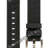 Черный каучуковый ремешок Tissot T603032879, 19/17, интегрированный, стальная пряжка, для часов Tissot PRC 200 T055.417.17.057.00, T055.410, T055.430, T055417A, T055410A, T055,430A