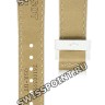 Белый кожаный ремешок Tissot T610039968, теленок, 16/14, без замка, для часов Tissot Ballade T108.208.26.117.00