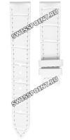Белый кожаный ремешок Tissot T610039968, теленок, 16/14, без замка, для часов Tissot Ballade T108.208.26.117.00