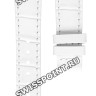 Белый кожаный ремешок Tissot T610039968, теленок, 16/14, без замка, для часов Tissot Ballade T108.208.26.117.00