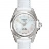 Белый кожаный ремешок Tissot T610020657, имитация крокодила, 14/12, без замка, для часов Tissot PRC 100 T008.010, P831