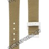 Белый кожаный ремешок Tissot T610020657, имитация крокодила, 14/12, без замка, для часов Tissot PRC 100 T008.010, P831