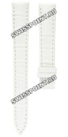 Белый кожаный ремешок Tissot T610020657, имитация крокодила, 14/12, без замка, для часов Tissot PRC 100 T008.010, P831