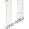 Белый кожаный ремешок Tissot T610020657, имитация крокодила, 14/12, без замка, для часов Tissot PRC 100 T008.010, P831