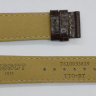 Коричневый кожаный ремешок Tissot T610033629, теленок, 18/16, без замка, для часов Tissot Luxury T086.207.16.261.00