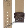 Коричневый кожаный ремешок Tissot T610033629, теленок, 18/16, без замка, для часов Tissot Luxury T086.207.16.261.00