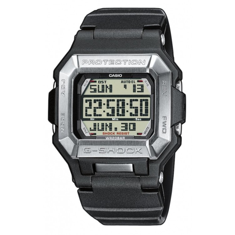 Черный полимерный ремешок Casio 10309325 для часов Casio G-7800-1