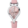 Розовый сатиновый ремешок Balmain B1730798, 14/12, с вырезом 3,5 мм, без замка, для часов Balmain Miss Balmain 3431, 3435