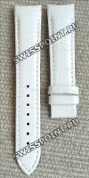 Белый кожаный ремешок Tissot T610038032, глянцевый, имитация крокодила, 18/16, интегрированный, без замка, для часов Tissot Couturier T035.207, T035.210, T035.246 1 Белый кожаный ремешок Tissot T610038032, глянцевый, имитация крокодила, 18/16, интегрированный, без замка, для часов Tissot Couturier T035.207, T035.210, T035.246 1