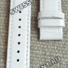 Белый кожаный ремешок Tissot T610038032, глянцевый, имитация крокодила, 18/16, интегрированный, без замка, для часов Tissot Couturier T035.207, T035.210, T035.246 1 Белый кожаный ремешок Tissot T610038032, глянцевый, имитация крокодила, 18/16, интегрированный, без замка, для часов Tissot Couturier T035.207, T035.210, T035.246 1