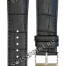Черный кожаный ремешок Tissot T600045526 / T610045527, теленок, 22/19, стальная пряжка, для часов Tissot Classic Dream T129.407, T129.410