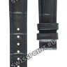 Синий кожаный ремешок Tissot T610041860, теленок, 16/14, без замка, для часов Tissot Chemin Des Tourelles T099.207