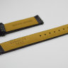 Черный кожаный ремешок Tissot T610026393, теленок, с узором, 14/14, без замка, для часов Tissot T-Wave L852