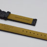 Черный кожаный ремешок Tissot T610026393, теленок, с узором, 14/14, без замка, для часов Tissot T-Wave L852