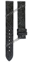 Черный кожаный ремешок Tissot T610026393, теленок, с узором, 14/14, без замка, для часов Tissot T-Wave L852