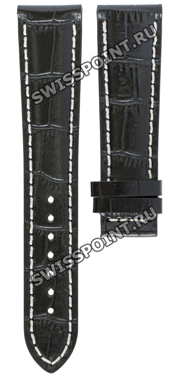 Черный кожаный ремешок Certina C610017989, 21/18, без замка, для часов Certina DS Podium C025.510.16.057.00
