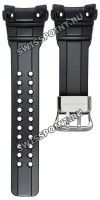 Черный полимерный ремешок Casio 10482083 для часов Casio GWN-1000C-1A