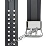 Черный полимерный ремешок Casio 10482083 для часов Casio GWN-1000C-1A