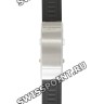 Черный каучуковый ремешок Certina C603020937, 21/19, стальная клипса, для часов Certina DS Action C032.407.17.051.00, C032.407.17.051.60