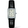 Черный кожаный ремешок Longines L682101224, теленок, лаковый, 15/12, без замка, для часов Longines DolceVita Classic L5.155.0, L5.155.4, L5.155.7, L5.155.9