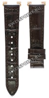 Коричневый кожаный ремешок Tissot T610044557, теленок, 16/14, без замка, для часов Tissot Heritage Porto Mechanical T128.505, T128.509